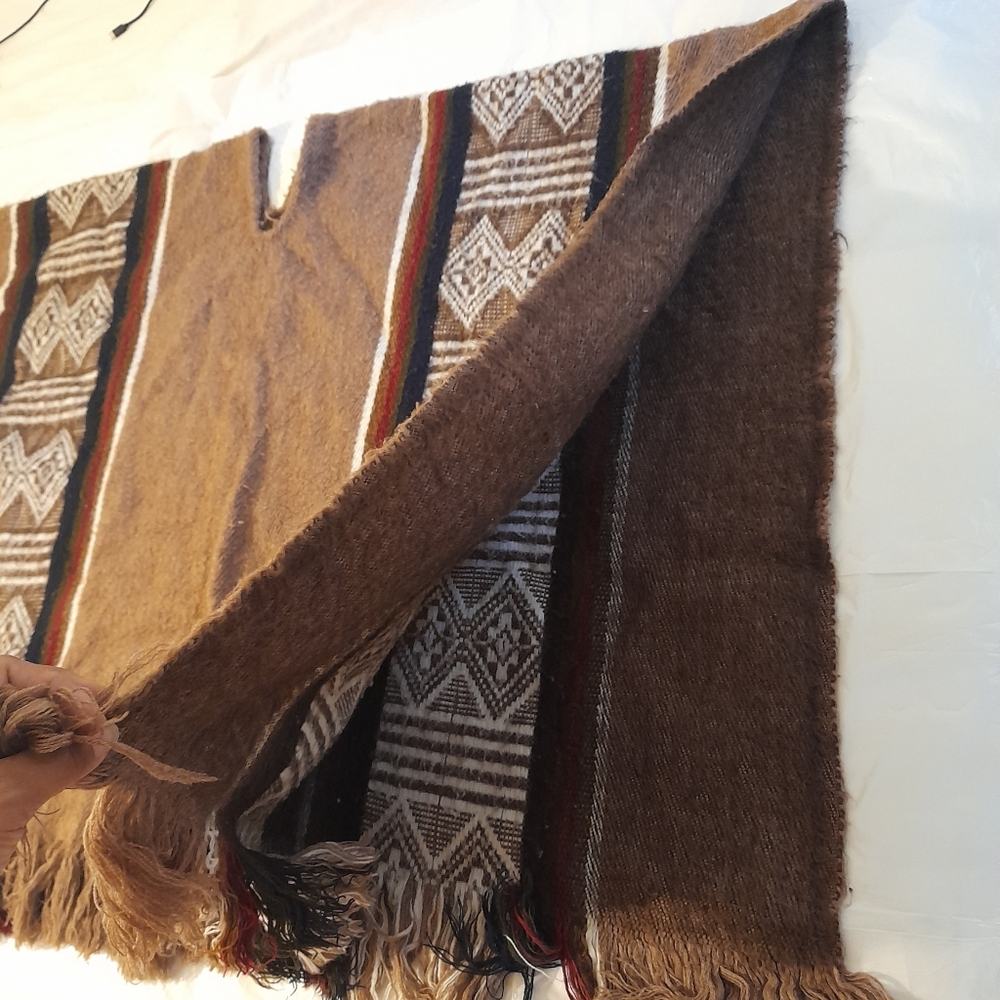● UNISEX Poncho Topper Wrap - Picture 8 of 10